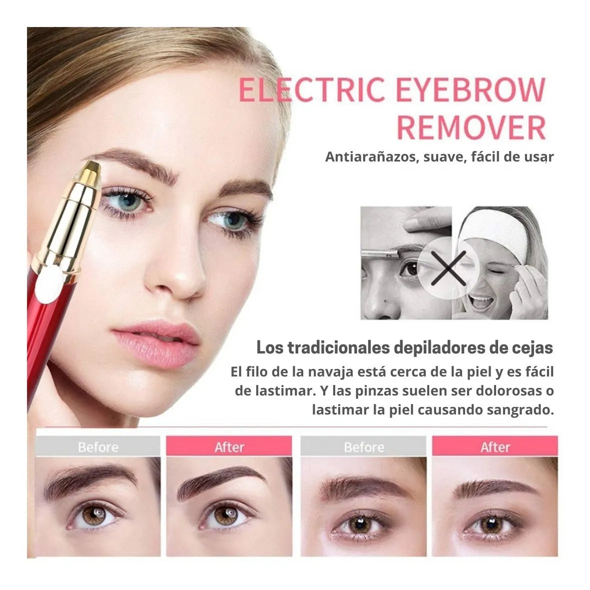 Combo Depilador Facial y Cejas