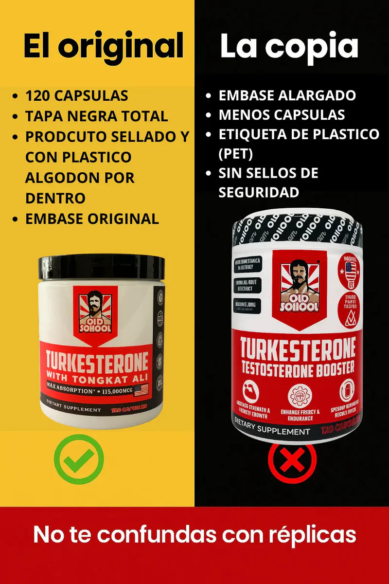 TURKESTERONE OLD SCHOOL  - TESTOSTERONE BOOSTER