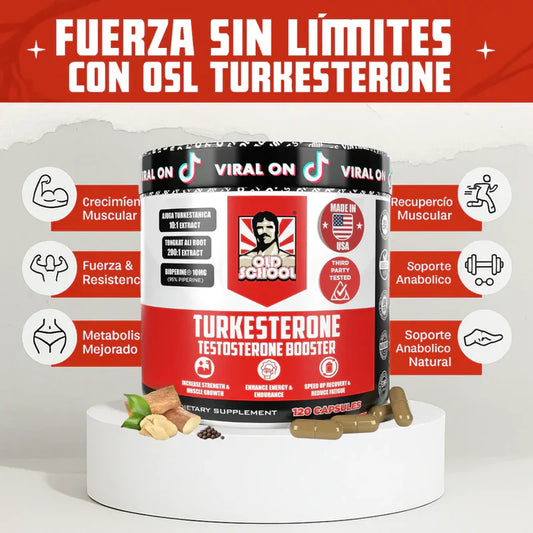 TURKESTERONE OLD SCHOOL  - TESTOSTERONE BOOSTER